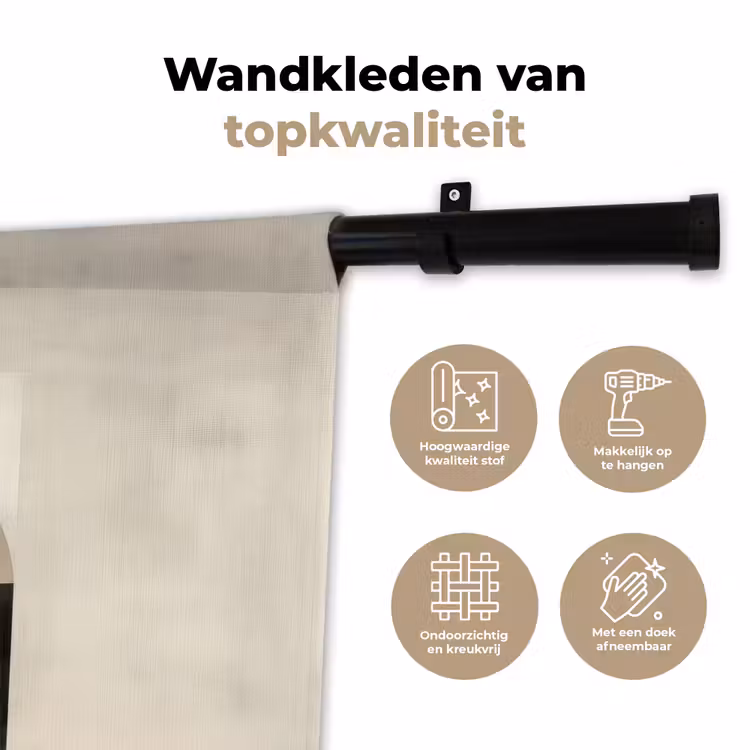 Wandkleed - Modern - Vierkant - Vormen — 3