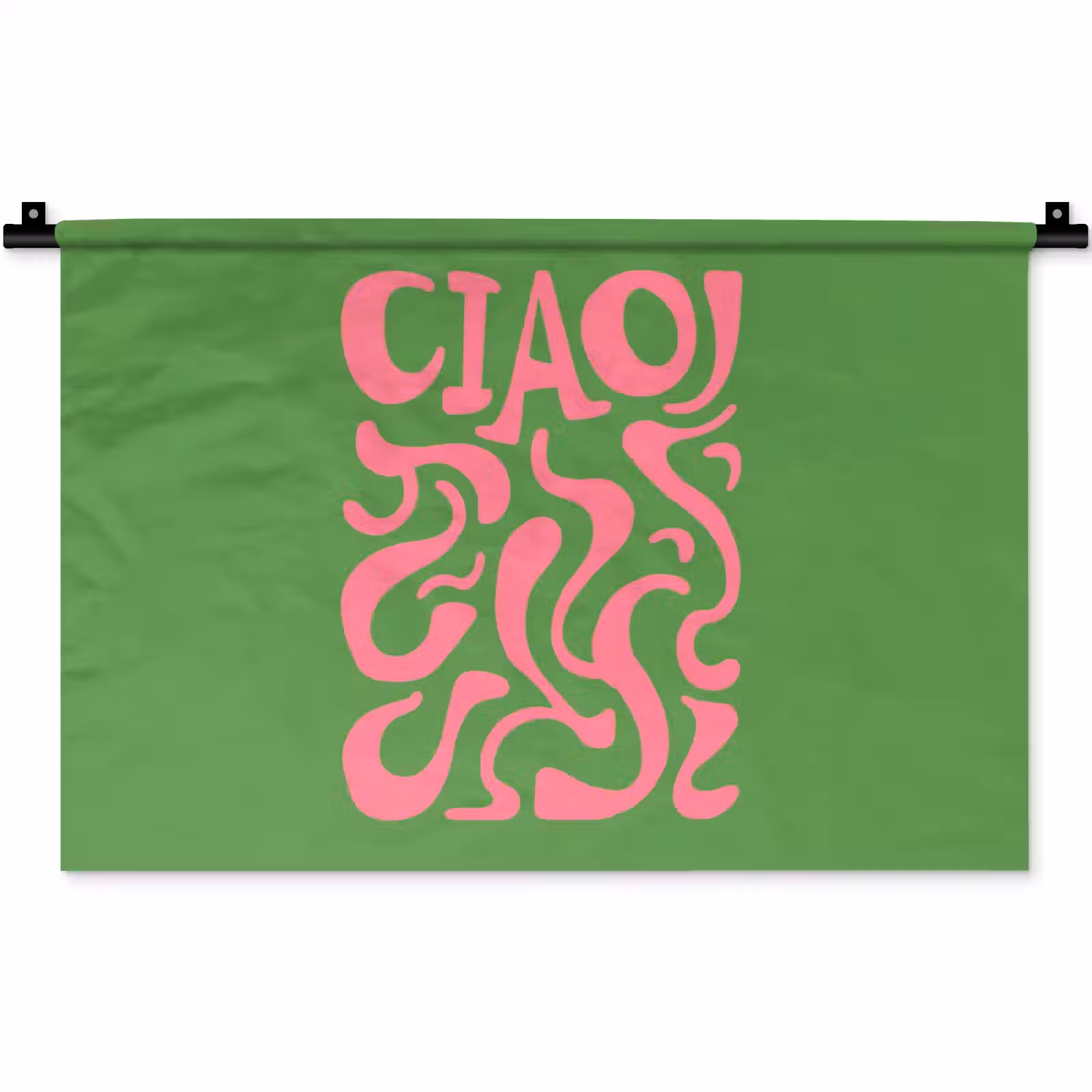 Wandkleed - Abstract - Roze - Ciao - Vormen — 1
