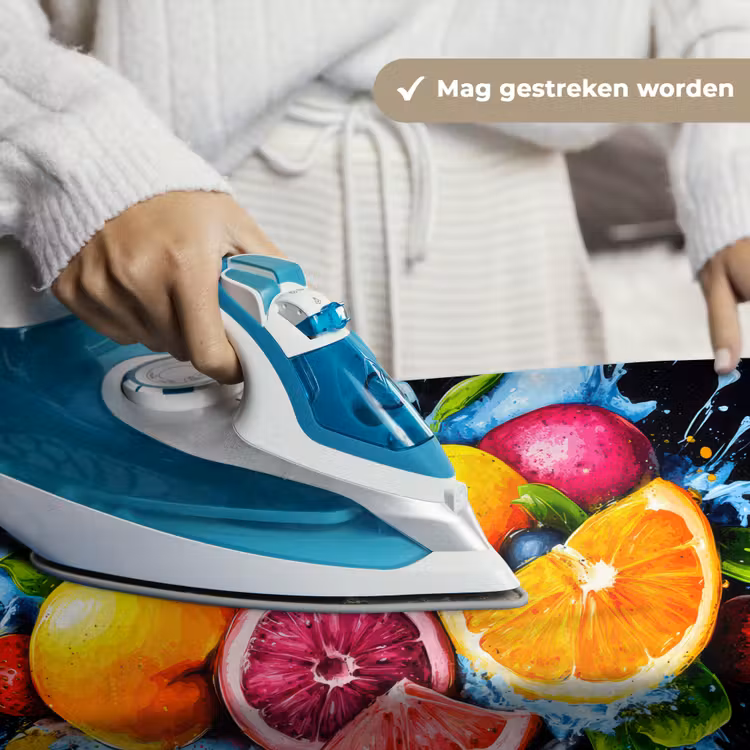 Wandkleed - Fruit - Graffiti - Kleurrijk - Sinaasappel - Aardbei - Abstract — 6