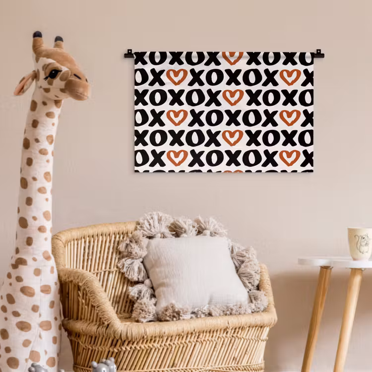 Wandkleed - Liefde - Patroon - Typografie — 5