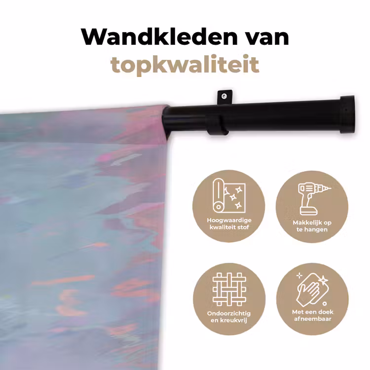 Wandkleed - Eend - Zonnebril - Water — 3