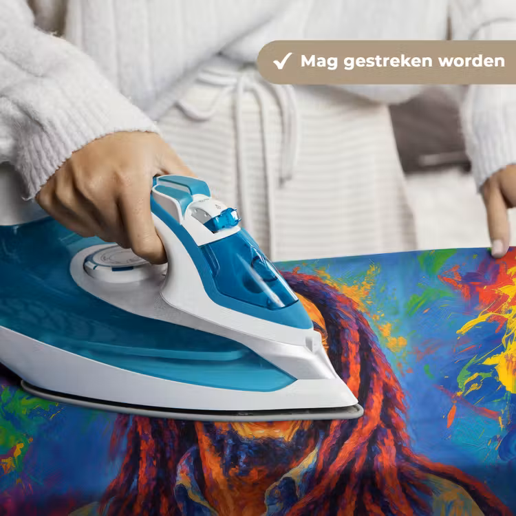 Wandkleed - Regenboogkleuren - Man - schilderij — 6