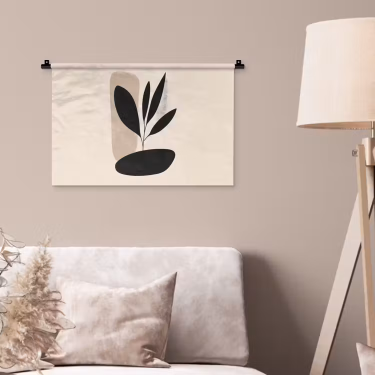 Wandkleed - Plant - Beige - Japandi — 2