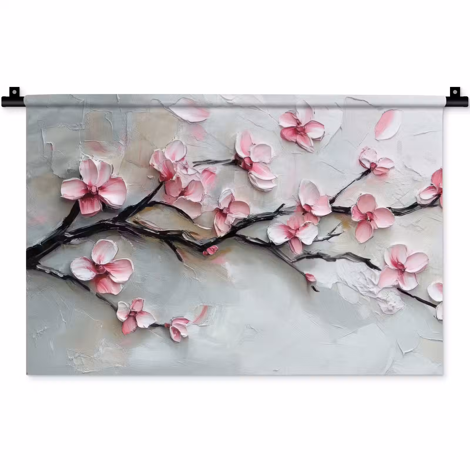 Wandkleed - Bloesem - Kunstzinnig - Roze - Sakura — 1