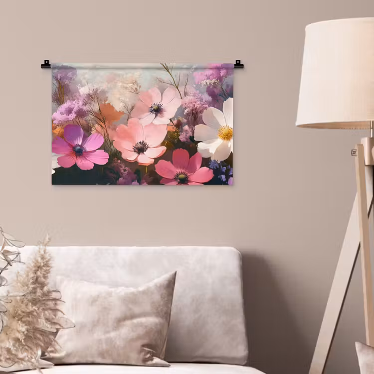 Wandkleed - Bloemen - Kleurrijk - Bloei — 2