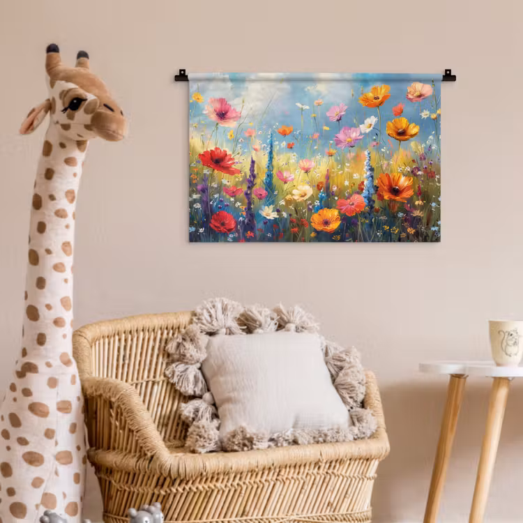 Wandkleed - Bloemen - Natuur - Botanisch - Kunst — 5