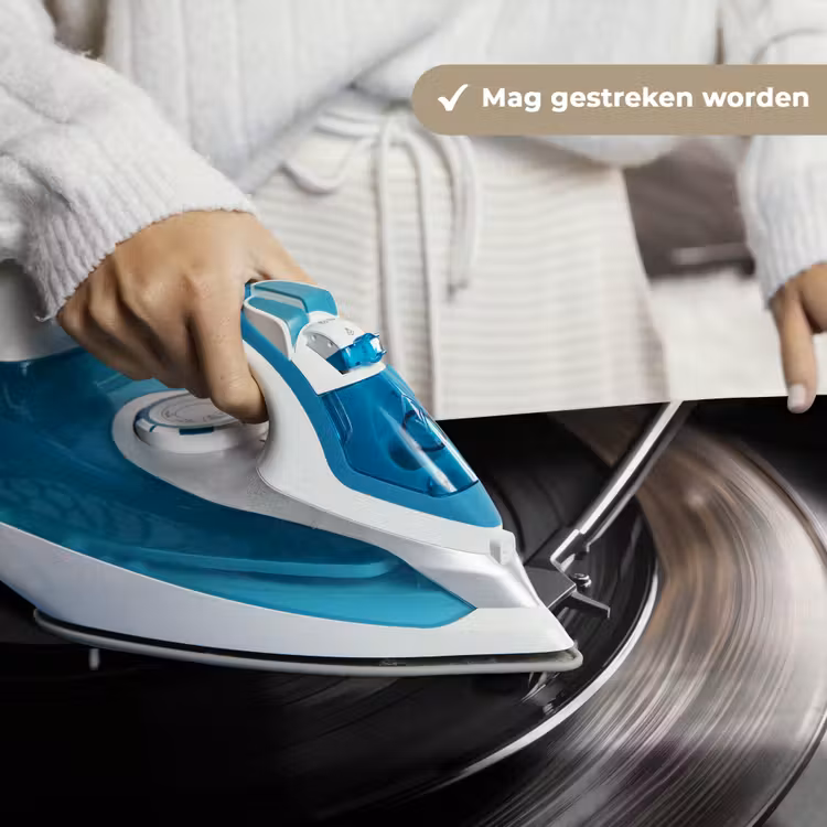 Wandkleed - Close-up - Vinylplaat - Platenspeler - Zwart — 6