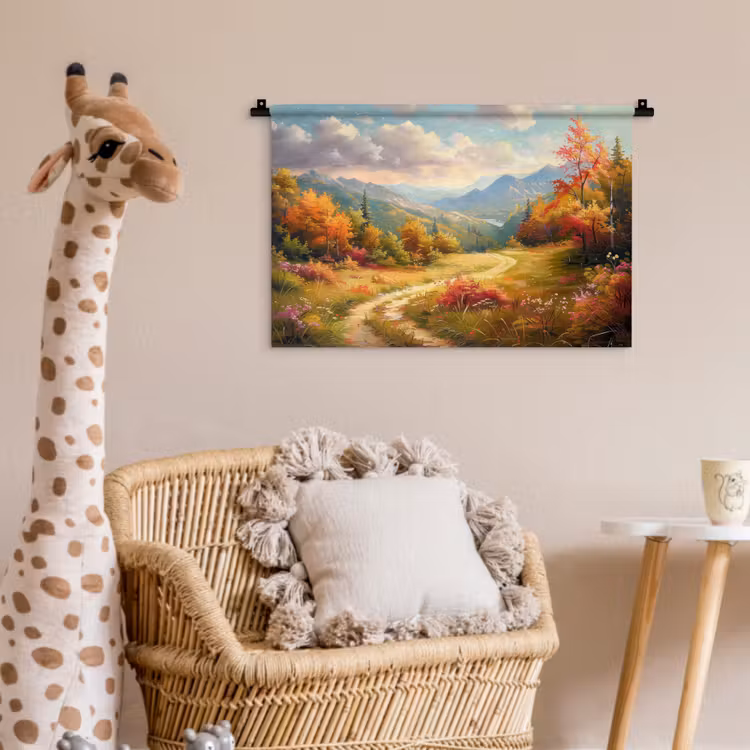 Wandkleed - Landschap - Illustratie - Natuur — 5