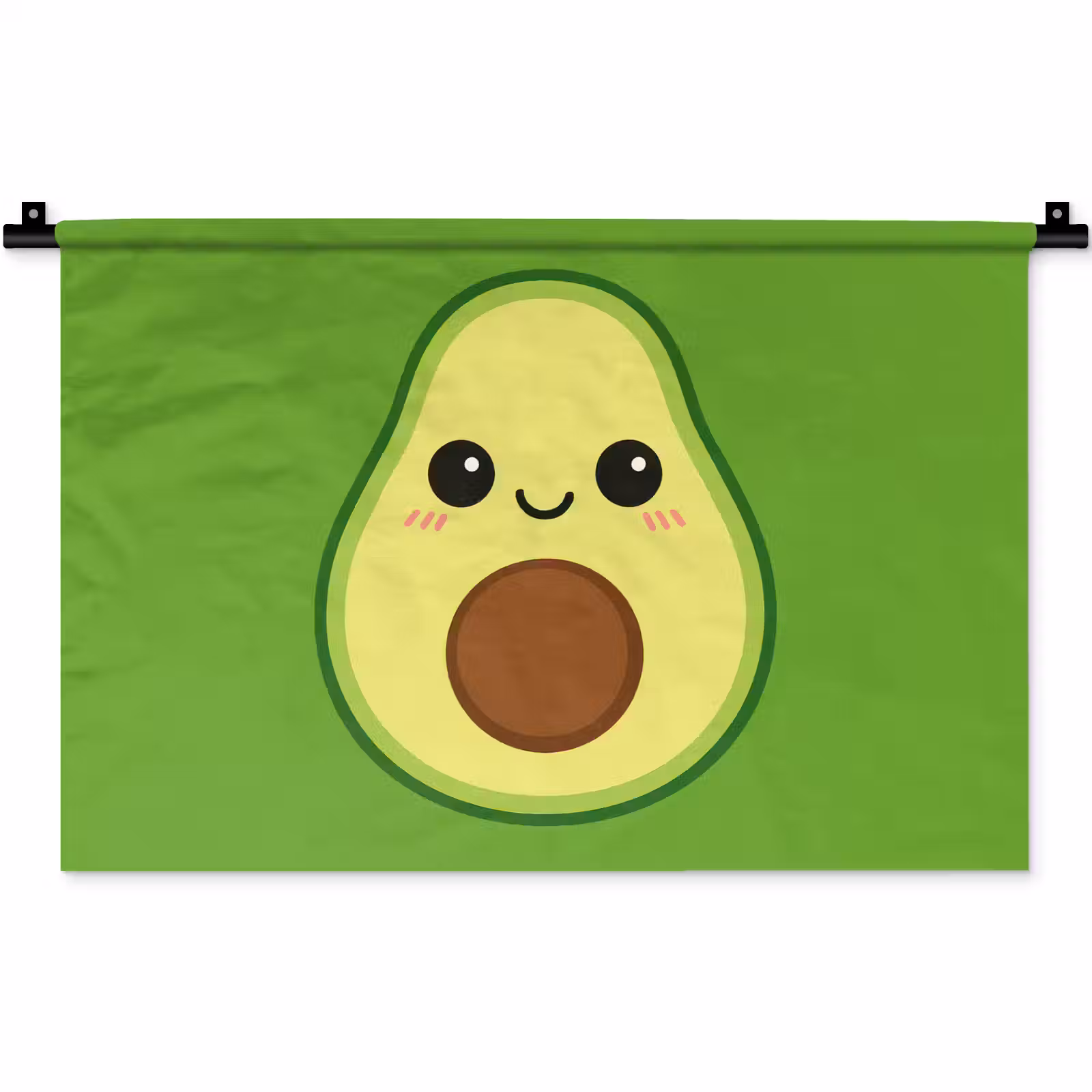 Wandkleed - Avocado - Groen - Speels — 1