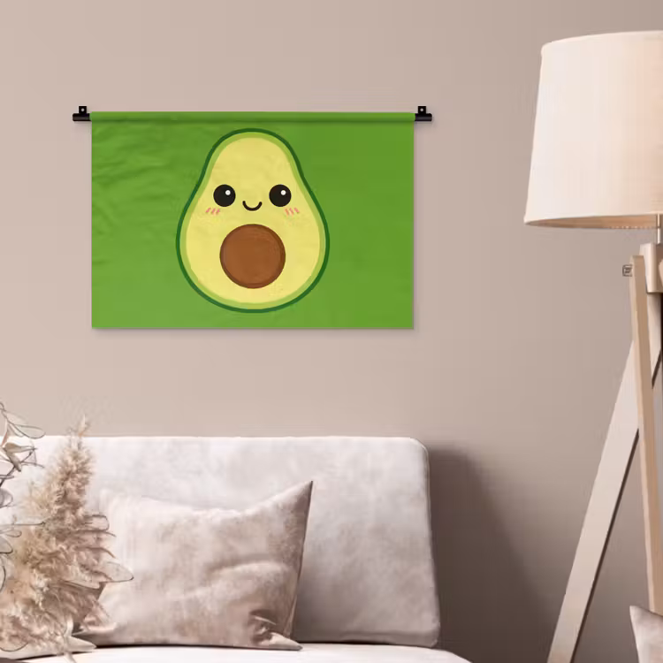 Wandkleed - Avocado - Groen - Speels — 2