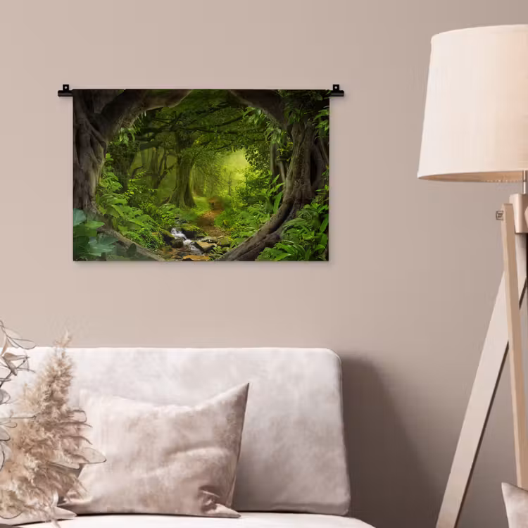Wandkleed - Jungle - Groen - Natuur - Tropisch - Planten — 2