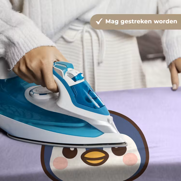 Wandkleed - Pinguïn - Paars - Schattig — 6