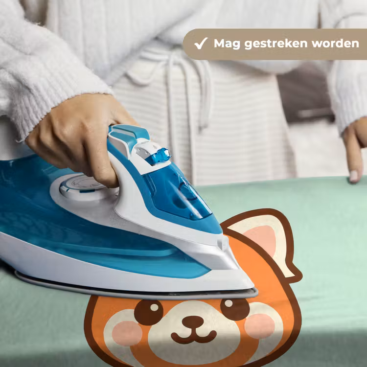 Wandkleed - Rode panda - Groen - Cartoon — 6