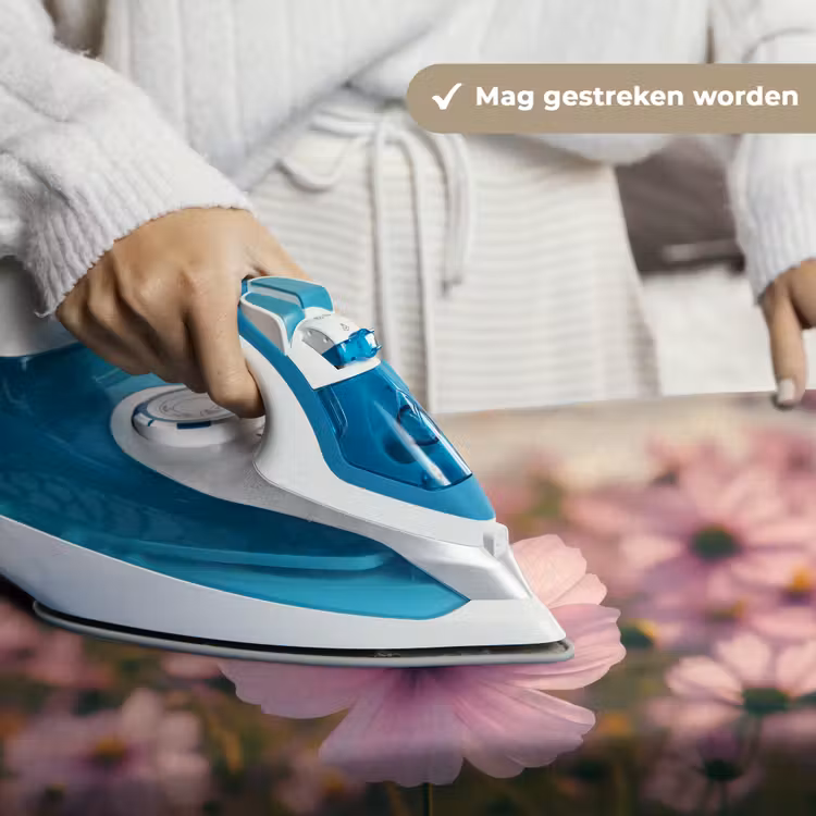 Wandkleed - Bloemen - Paars - Wazig — 6