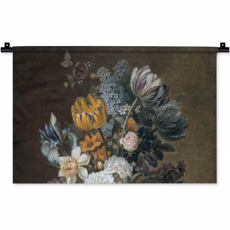 Wandkleed - Stilleven met bloemen - Schilderij van Eelke Jelles Eelkema — 1