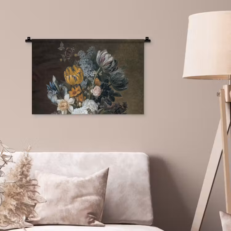 Wandkleed - Stilleven met bloemen - Schilderij van Eelke Jelles Eelkema — 2