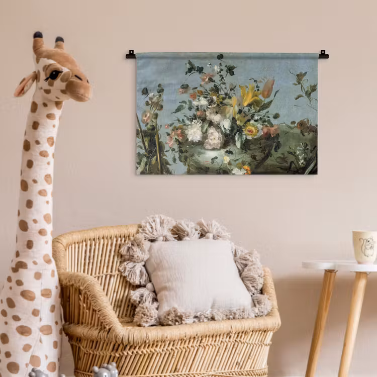 Wandkleed - Bloemen - Oude Meesters - Olieverf — 5