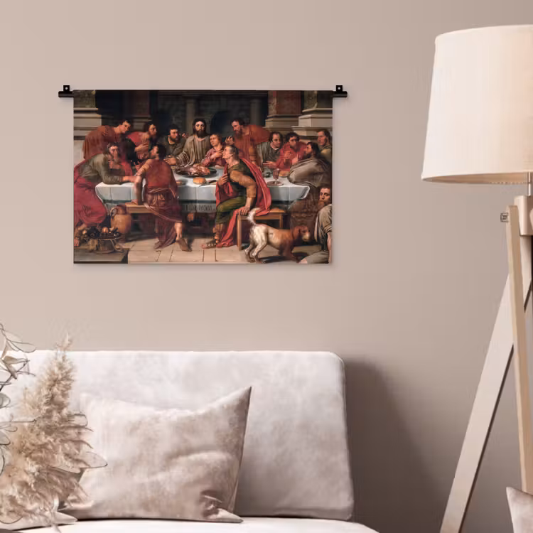 Wandkleed - Het laatste avondmaal - Schilderij van Willem Key — 2