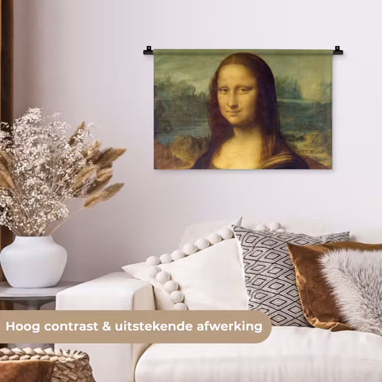 Wandkleed - Mona Lisa - Leonardo da Vinci — 4