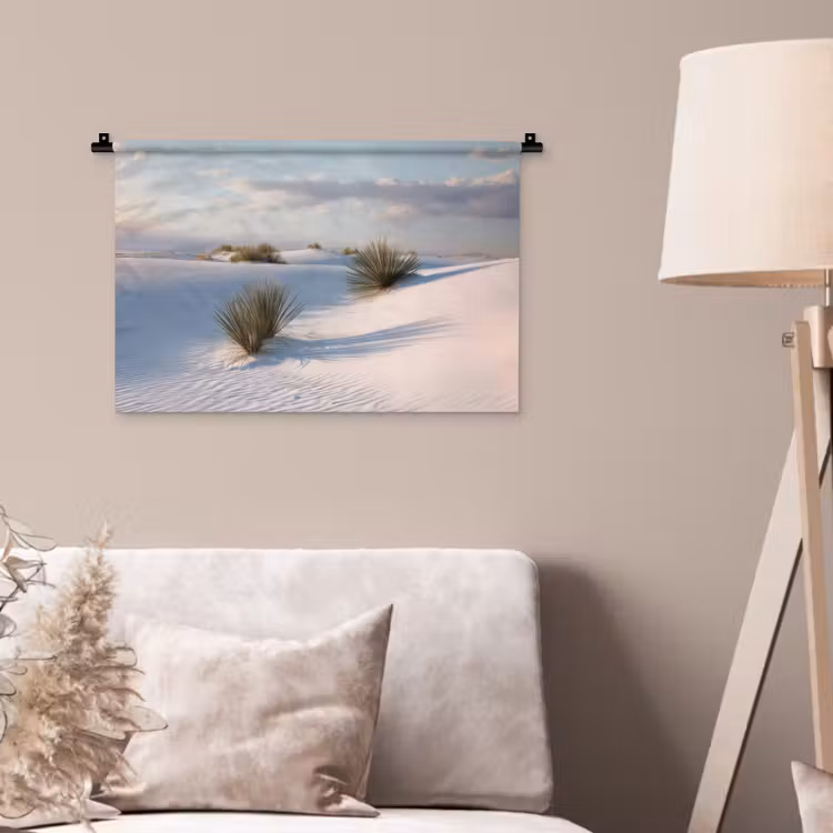 Wandkleed - Duinen - Gras - Wolken - Beige — 2
