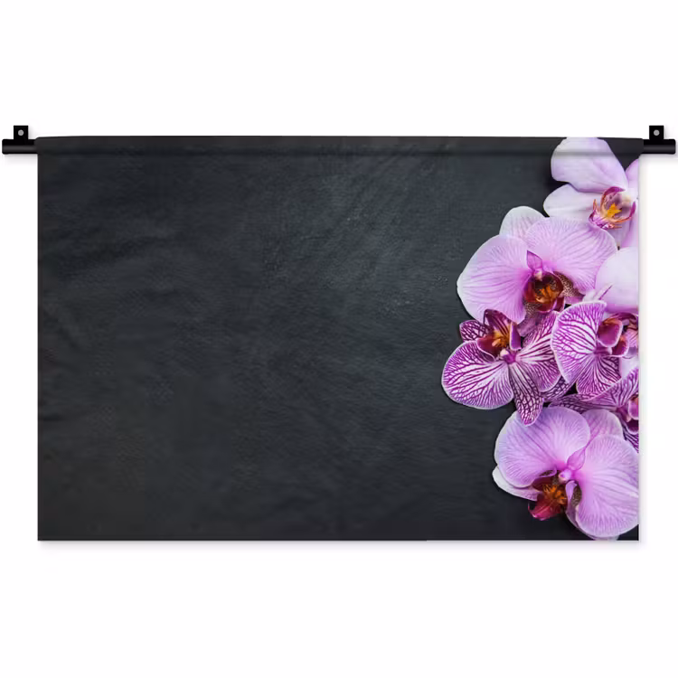 Wandkleed - Orchidee - Bloemen - Roze - Flora — 1
