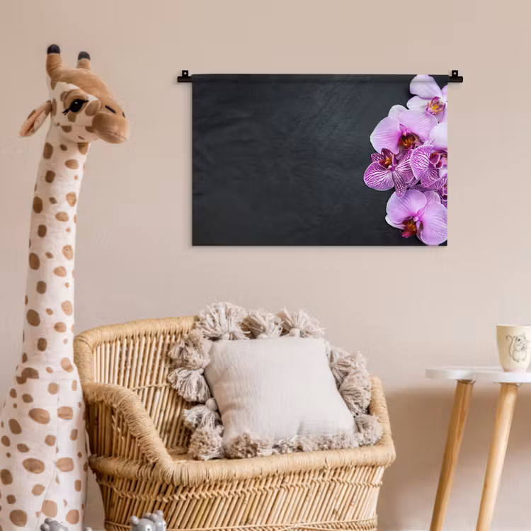 Wandkleed - Orchidee - Bloemen - Roze - Flora — 5