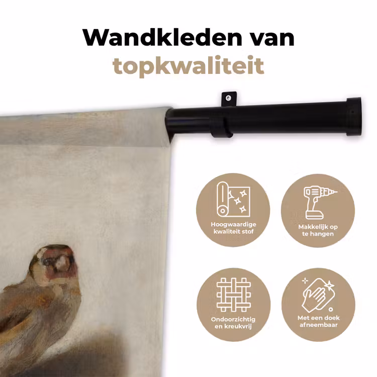 Wandkleed - Puttertje - Oude Meester - Carel Fabritius — 3