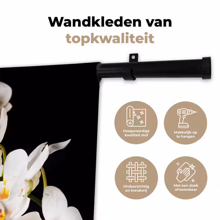Wandkleed - Orchidee - Bloemen - Planten - Botanisch — 3