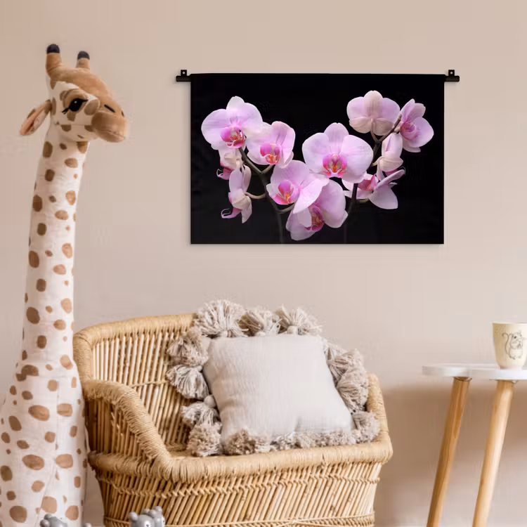 Wandkleed - Orchidee - Bloemen - Roze - Flora — 5