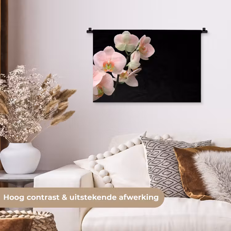 Wandkleed - Orchidee - Bloemen - Roze - Stilleven - Flora — 4