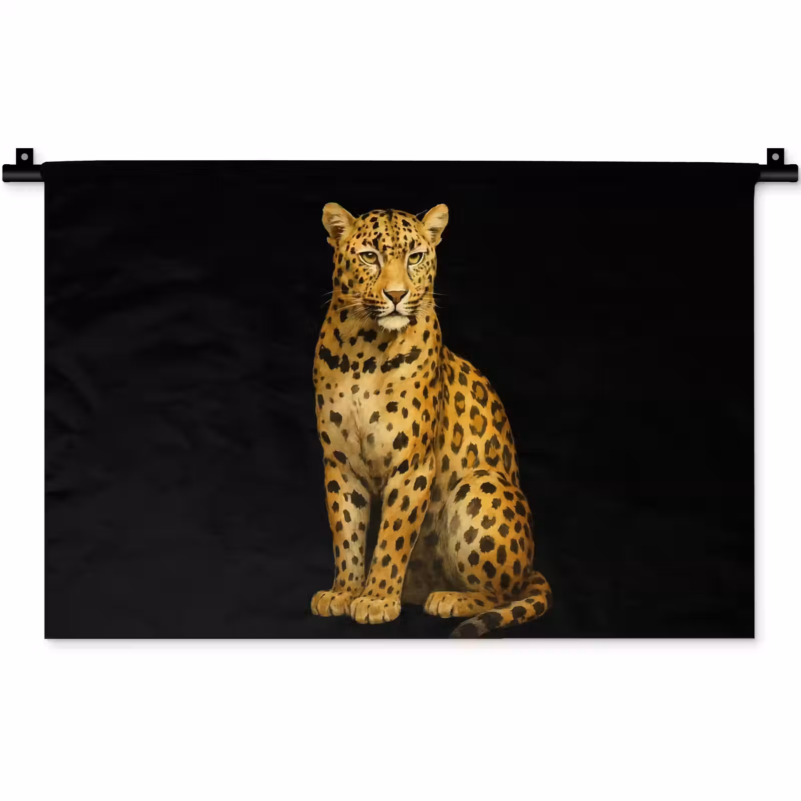 Wandkleed - Panter - Realistisch - Bruin — 1