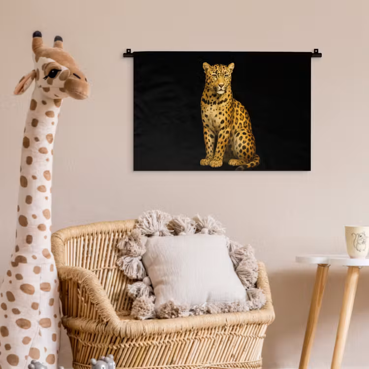 Wandkleed - Panter - Realistisch - Bruin — 5