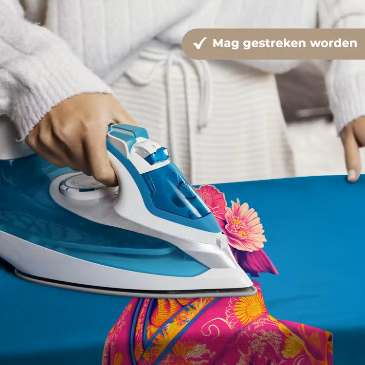 Wandkleed - Bloemenkrans - Hagedis - Kimono - Paars — 6