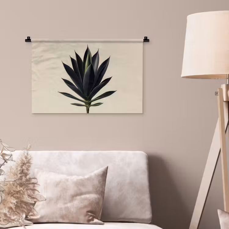 Wandkleed - Agaveplant - Symmetrisch - Groen — 2