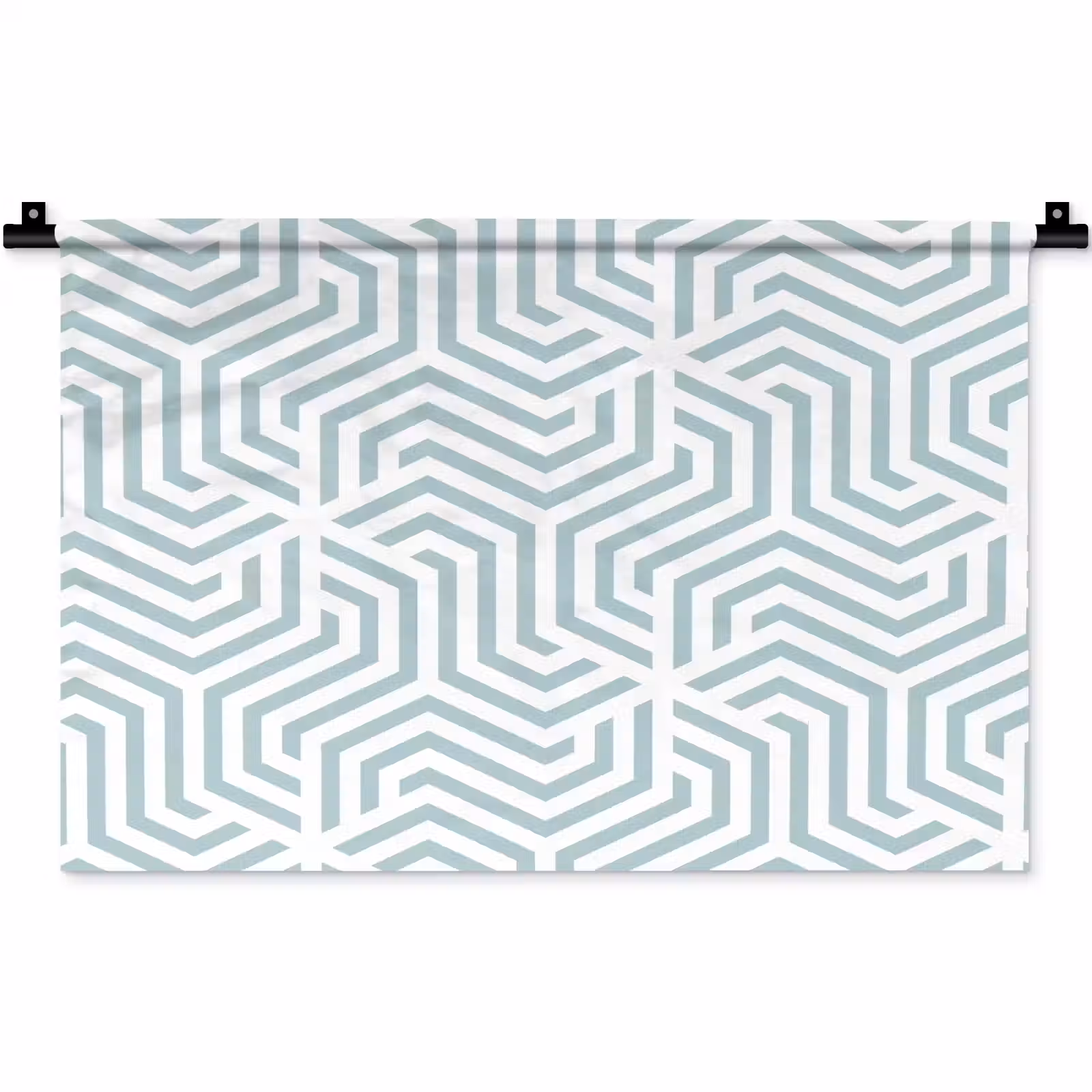 Wandkleed - Patroon - Lijn - Design - Groen — 1