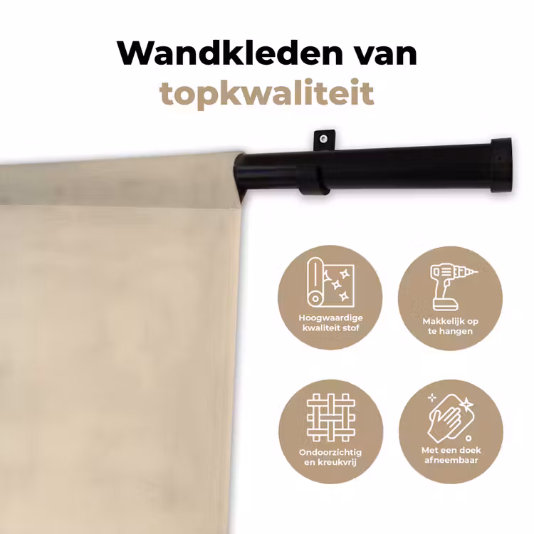 Wandkleed - Geometrische bogen - Minimalistisch - Symmetrisch — 3
