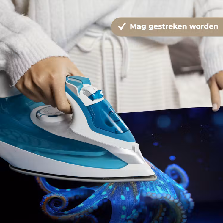 Wandkleed - Octopus - Stippen - Blauw - Zee — 6