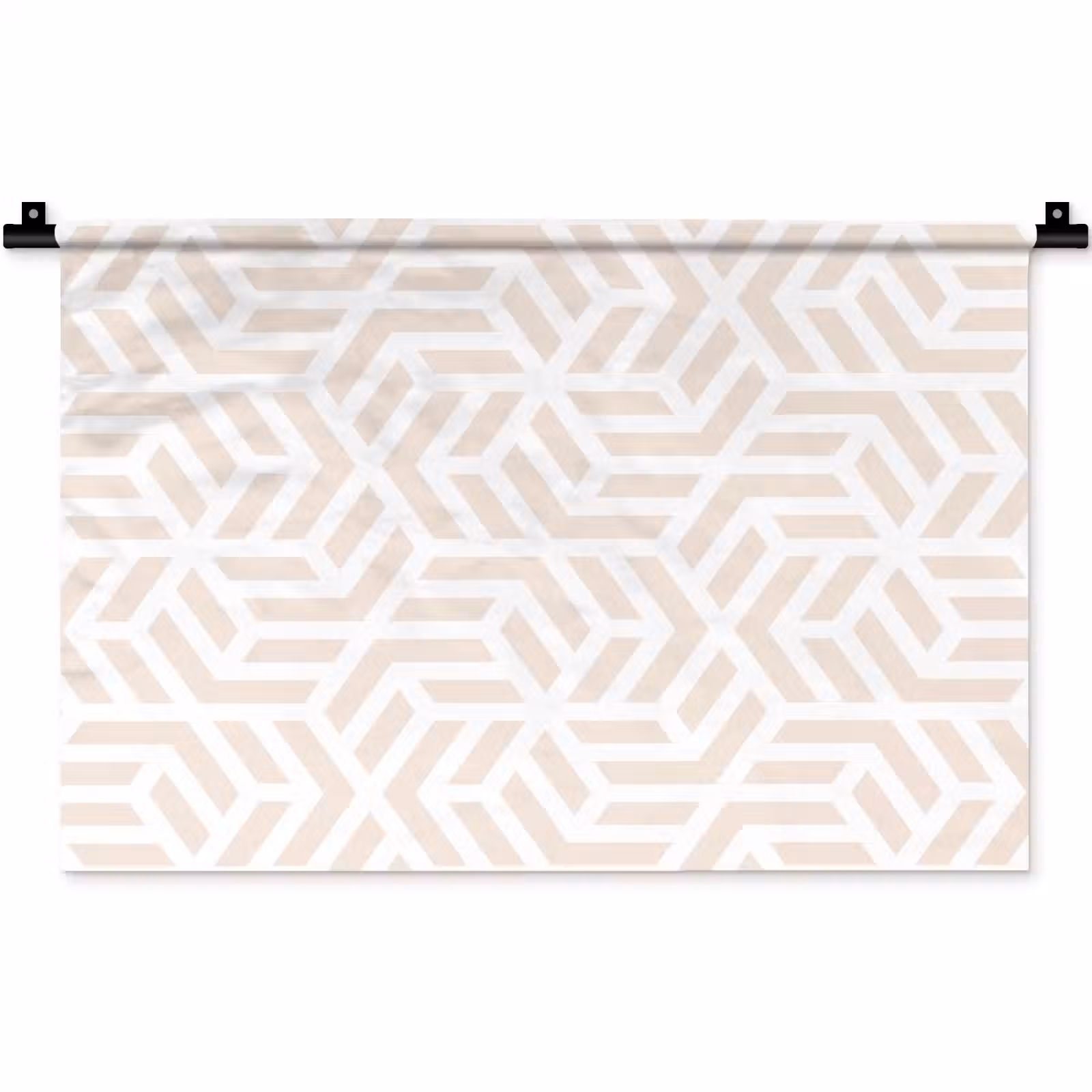 Wandkleed - Beige - Geometrie - Patronen - Abstract — 1