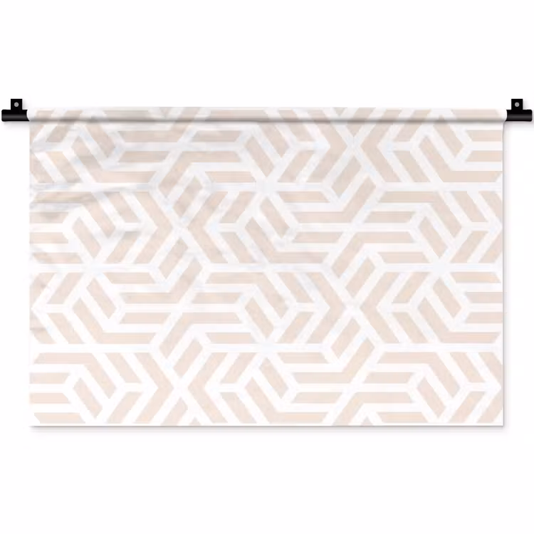 Wandkleed - Beige - Geometrie - Patronen - Abstract — 1