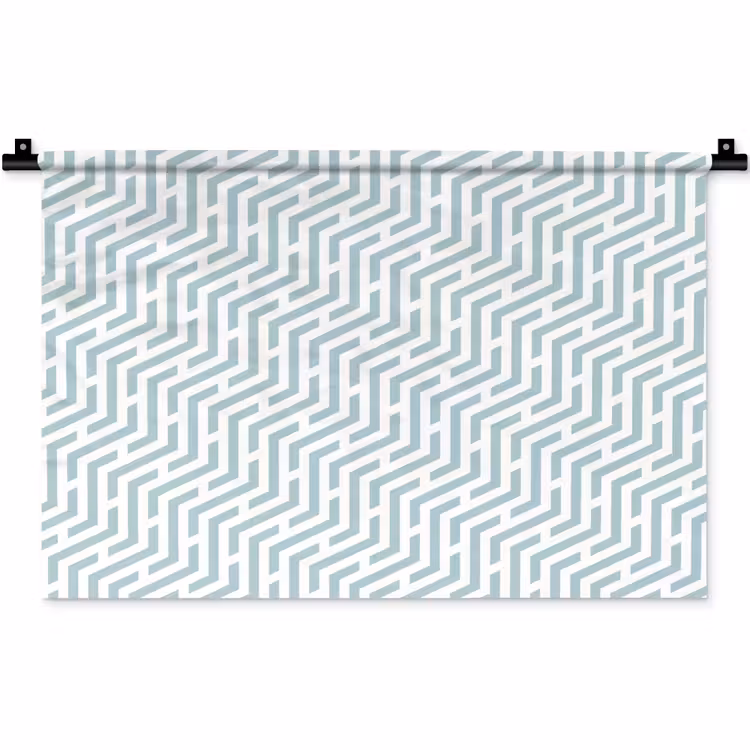 Wandkleed - Design - Geometrie - Patroon - Groen — 1