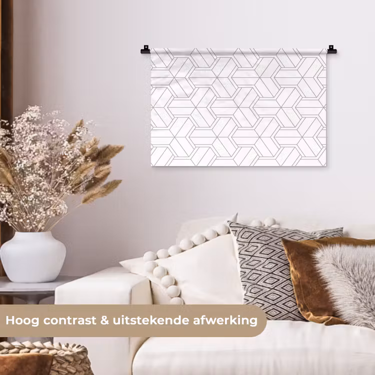 Wandkleed - Design - Geometrie - Patroon - Lijn — 4