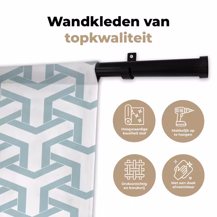 Wandkleed - Design - Lijn - Patroon — 3