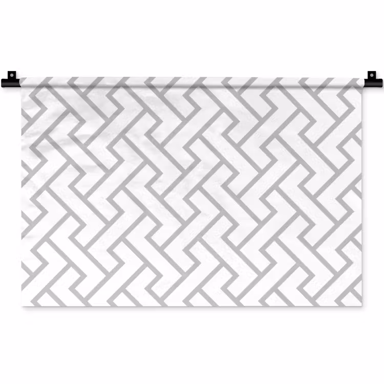 Wandkleed - Grafisch - Patroon - Modern - Lijn — 1