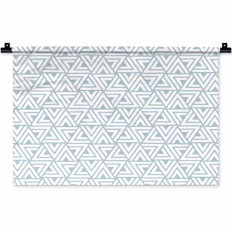 Wandkleed - Patroon - Lijn - Design - Groen — 1