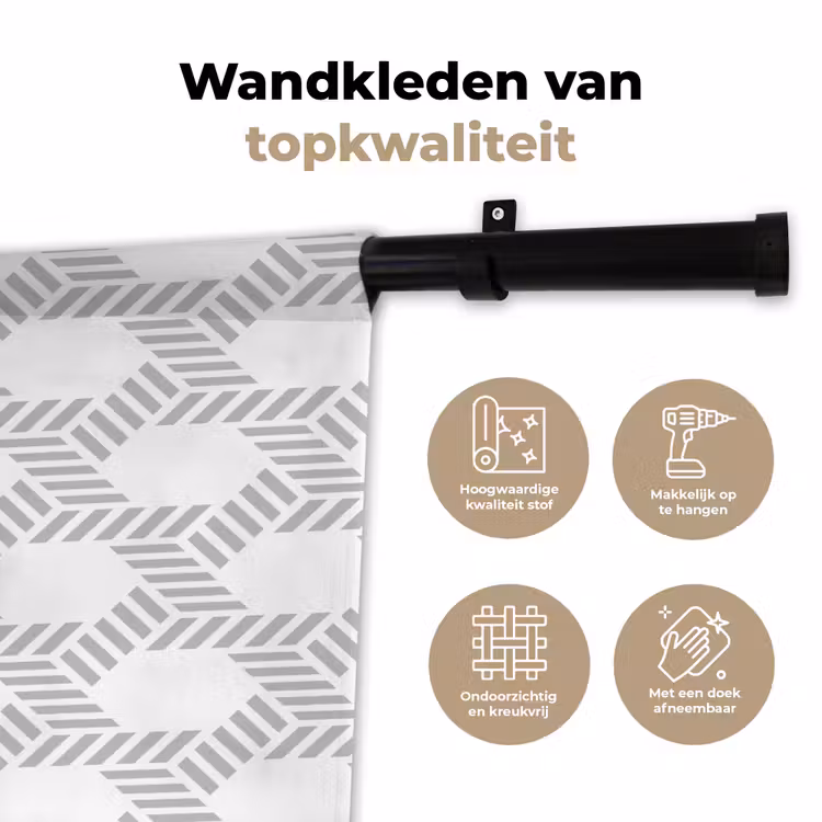 Wandkleed - Grafisch - Patroon - Modern - Opvallend - Begrensd — 3