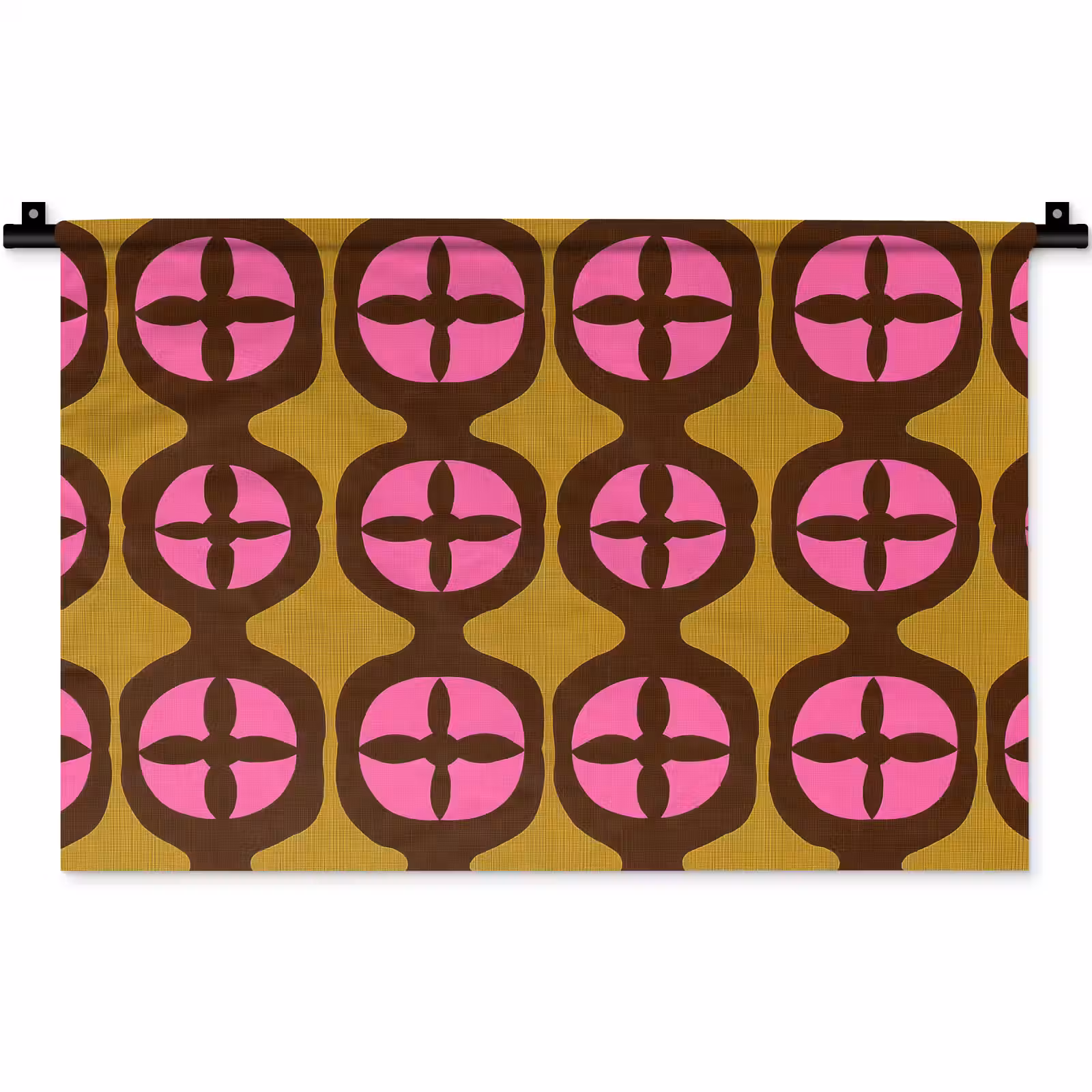 Wandkleed - Modern - Patroon - Roze — 1