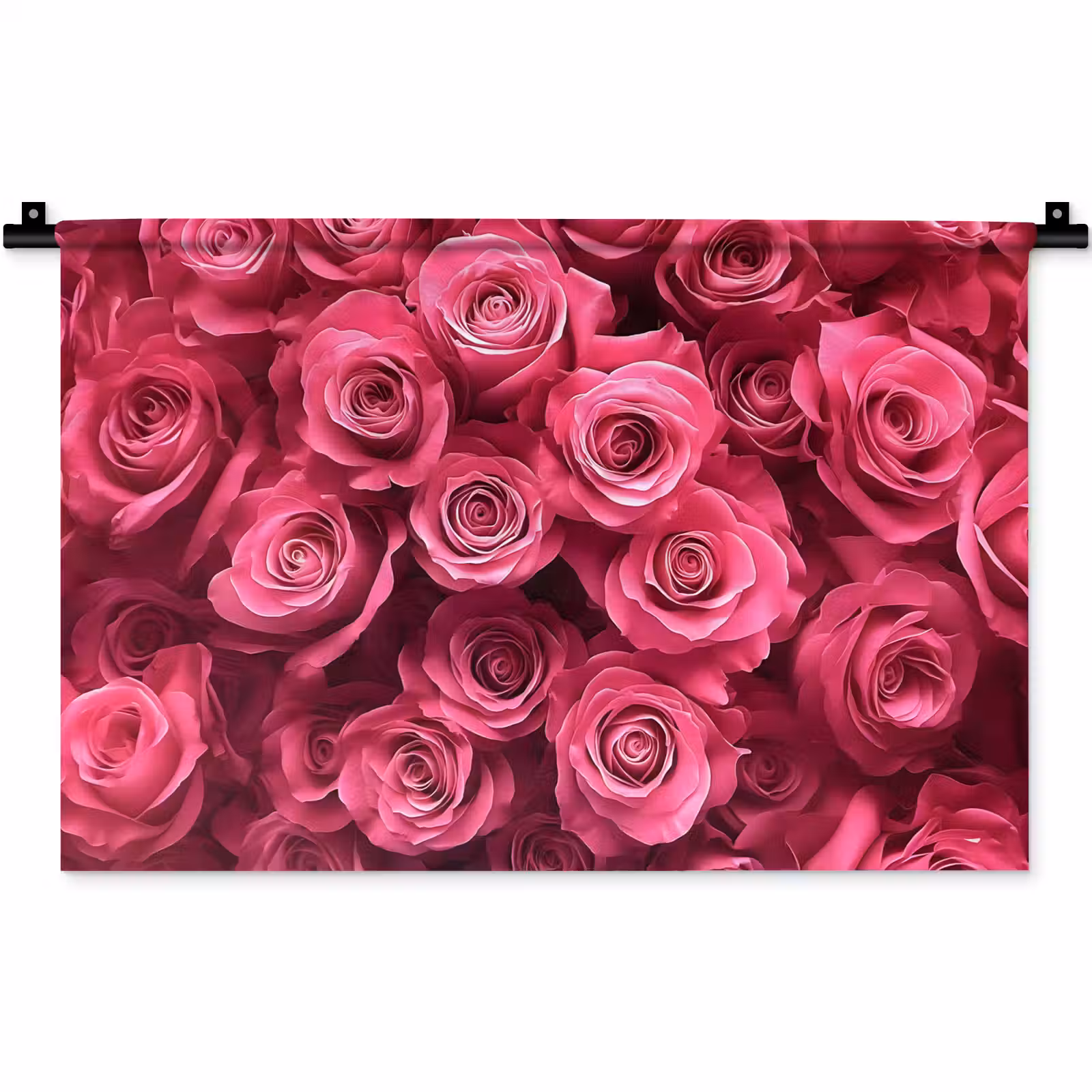 Wandkleed - Rozen - Pink - Bloem — 1