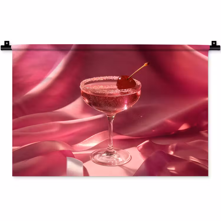 Wandkleed - Cocktail - Pink - Luxe — 1