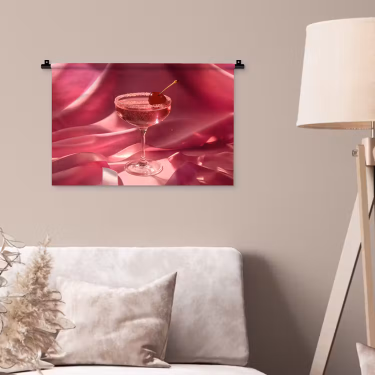 Wandkleed - Cocktail - Pink - Luxe — 2