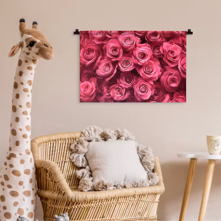 Wandkleed - Rozen - Pink - Bloem — 5